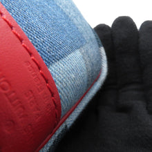 将图像加载到图库查看器中,LOUIS VUITTON Speedy Bandouliere Blue/RedM45041 Monogram Denim Size 30