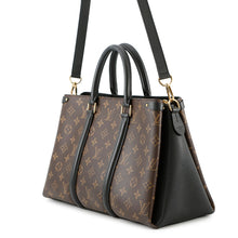 将图像加载到图库查看器中,LOUIS VUITTON Soufflot NV NoirM44817 Monogram Macassar Canvas Size MM