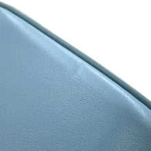 将图像加载到图库查看器中,CELINE Cuir Triomphe 2-Way Vanity Shoulder Bag Light Blue10J763 Leather Size Mini