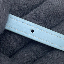 将图像加载到图库查看器中,CELINE Cuir Triomphe 2-Way Vanity Shoulder Bag Light Blue10J763 Leather Size Mini