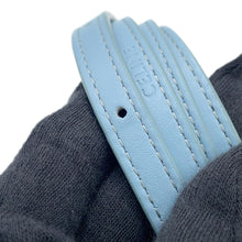 将图像加载到图库查看器中,CELINE Cuir Triomphe 2-Way Vanity Shoulder Bag Light Blue10J763 Leather Size Mini