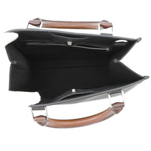 将图像加载到图库查看器中,Berluti URIS GULLIBA 2WAY HANDBAG Black PVC Leather