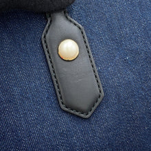 Load image into Gallery viewer, GUCCI Tiger Embroidery Tote Bag Japan Limited Edition Navy/Black456545 Canvas Leather