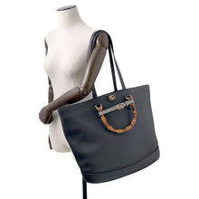 Load image into Gallery viewer, GUCCI Diana 2WAY Tote Bag Black746270 Leather Size Large
