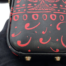 将图像加载到图库查看器中,Dior Lady Dior 2WAY Handbag Black/Red Leather Size Mini