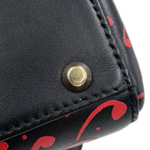 将图像加载到图库查看器中,Dior Lady Dior 2WAY Handbag Black/Red Leather Size Mini