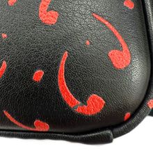 将图像加载到图库查看器中,Dior Lady Dior 2WAY Handbag Black/Red Leather Size Mini