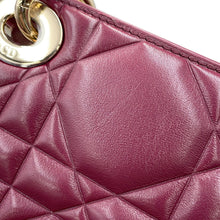 将图像加载到图库查看器中,Dior Lady's 95.22 2WAY Handbag Bordeaux Leather Size Mini