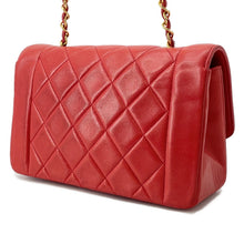 Load image into Gallery viewer, CHANEL Diana ChainShoulder Bag RedA01164 Lambskin Size 22