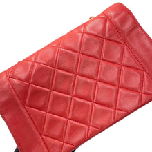 Load image into Gallery viewer, CHANEL Diana ChainShoulder Bag RedA01164 Lambskin Size 22