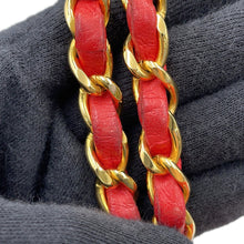 将图像加载到图库查看器中,CHANEL Diana ChainShoulder Bag RedA01164 Lambskin Size 22