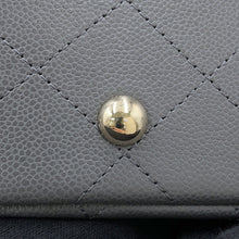 将图像加载到图库查看器中,CHANEL Matelasse ChainTote Bag GrayA91046 Caviar Leather