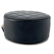 Load image into Gallery viewer, CHANEL Matelasse Round ChainShoulder Bag BlackA70657 Lambskin