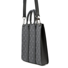 将图像加载到图库查看器中,LOUIS VUITTON Sac Plat NoirM46098 Monogram Eclipse