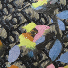 将图像加载到图库查看器中,Dior Oblique Saddlebag by Alex Foxton Navy/Multicolor Canvas Leather