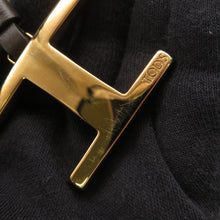 将图像加载到图库查看器中,TOD’S Drawstring Bag2WAYBag Brown/Gray Canvas Leather