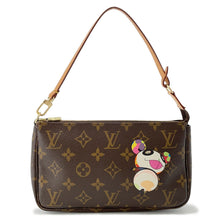 将图像加载到图库查看器中,LOUIS VUITTON Pochette Accessoires BrownM51981 Monogram Panda Takashi Murakami