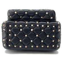 将图像加载到图库查看器中,Valentino Garavani VLTN Logo Rock Studded Backpack BlackRW2B0B63XQC Leather