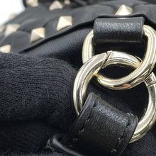将图像加载到图库查看器中,Valentino Garavani VLTN Logo Rock Studded Backpack BlackRW2B0B63XQC Leather