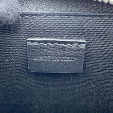 将图像加载到图库查看器中,CELINE Triomphe HorizontalPouch Shoulder Bag Black/White10L272FSQ PVC Leather