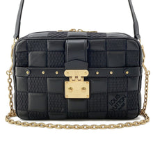 将图像加载到图库查看器中,LOUIS VUITTON Troca NoirM59114 Damier Quilt Leather Size MM