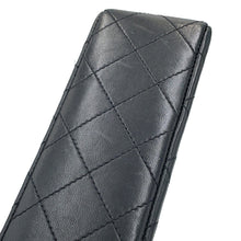 Load image into Gallery viewer, CHANEL Matelasse ChainShoulder Bag Black/White Lambskin Size 18