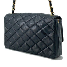 将图像加载到图库查看器中,CHANEL Matelasse ChainShoulder Bag Black Lambskin