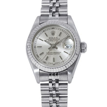 将图像加载到图库查看器中,ROLEX Datejust W26mm Stainless Steel K18WG Silver Dial69174