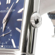 将图像加载到图库查看器中,JAEGER-LE COULTRE Reverso Tribute Duo Small Seconds H47×W28.3mm Stainless Steel Leather Blue DialQ3988482