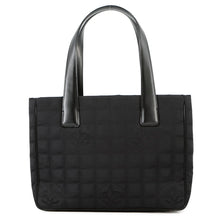Load image into Gallery viewer, CHANEL New Travel Line Tote Bag BlackA20457 Nylon Leather Size PM