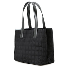Load image into Gallery viewer, CHANEL New Travel Line Tote Bag BlackA20457 Nylon Leather Size PM
