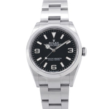 将图像加载到图库查看器中,ROLEX Explorer 36 W36mm Stainless Steel Black Dial124270