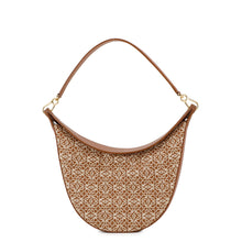 将图像加载到图库查看器中,LOEWE Repeat Anagram Luna One Shoulder Bag TanA923PL9X01 Canvas Leather