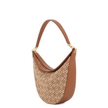 将图像加载到图库查看器中,LOEWE Repeat Anagram Luna One Shoulder Bag TanA923PL9X01 Canvas Leather