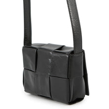 Load image into Gallery viewer, Bottega Veneta Candy Cassette Mini Shoulder Bag Black667048 Leather