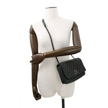Load image into Gallery viewer, CHANEL Matelasse Single Flap WChainShoulder Black Sparkle Leather