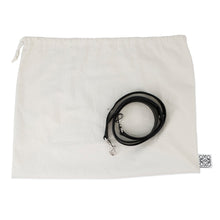 将图像加载到图库查看器中,LOEWE Amazona Repeat Anagram Black301.55.L03 Leather Size 75