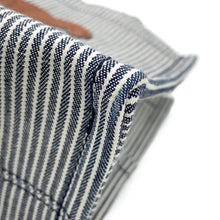 Load image into Gallery viewer, CELINE Small Kabatais 2-Way Bag Navy Blue/Brown199162FU5 Canvas Leather