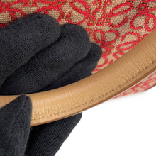 Load image into Gallery viewer, LOEWE Amazona 2WAYBag Warm Desert/RedA039N08X02 Jacquard Leather Size 28