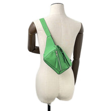 将图像加载到图库查看器中,LOEWE Puzzle Crossbody Bag GreenB510U89X02 Leather Size Mini