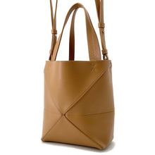 将图像加载到图库查看器中,LOEWE Puzzle fold warm dessertA657V25X01 Leather Size Mini
