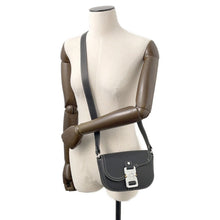 Load image into Gallery viewer, Dior Saddle Messenger Bag Black2ADCA435YKK Grained CalfLeather Size Mini