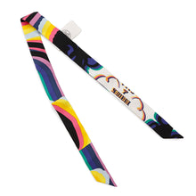 Load image into Gallery viewer, HERMES Twilly Doll BRIDES DE GALA SHADOW Black/Jaune/Multicolor153415SU02 Silk100%