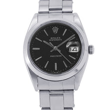 Load image into Gallery viewer, ROLEX Oyster Date W34mm Stainless Steel Black Dial6694