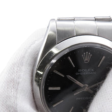 Load image into Gallery viewer, ROLEX Oyster Date W34mm Stainless Steel Black Dial6694