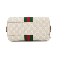 将图像加载到图库查看器中,GUCCI Ophidia GG Supreme Travel Bag Beige/White772053 GG Supreme Leather Size Small