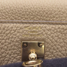 将图像加载到图库查看器中,HERMES Kelly Retourne Trench Togo Leather Size 25