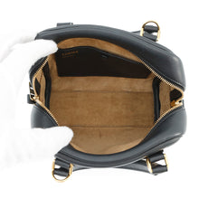 将图像加载到图库查看器中,LOEWE Amazona Square BlackA039N21X01 Leather Size 16