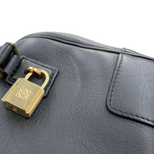 将图像加载到图库查看器中,LOEWE Amazona Square BlackA039N21X01 Leather Size 16