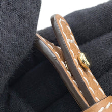 将图像加载到图库查看器中,Delvaux Bread Bucket Serpice BrownAA0607ATT0ADNDO Leather Size Mini